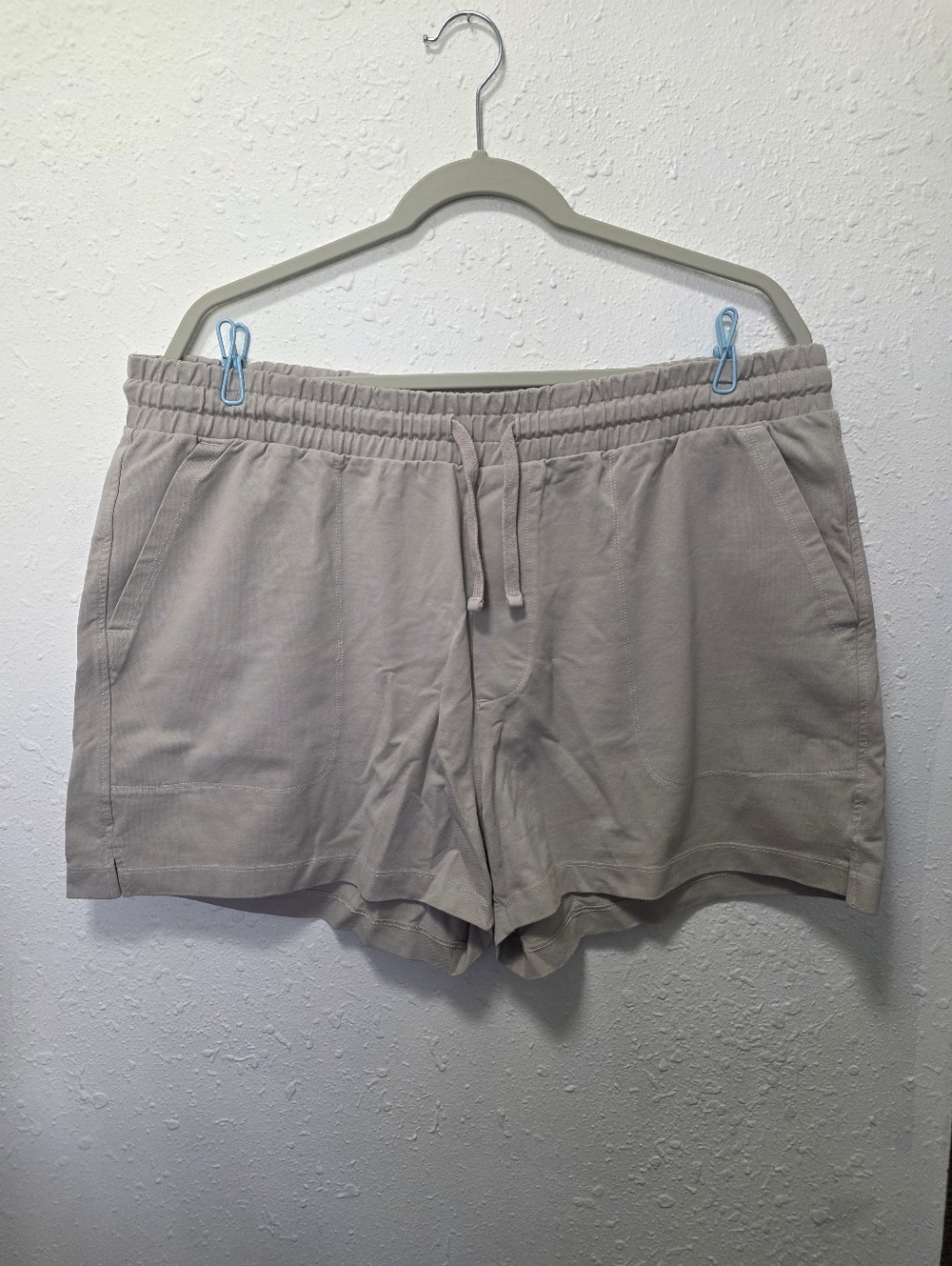 Eddie Bauer Light Taupe Drawstring Shorts